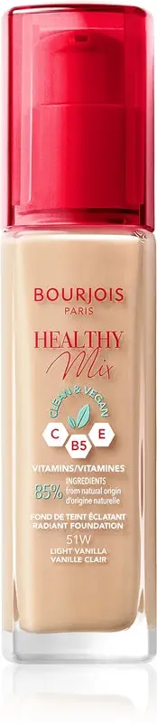 Bourjois Healthy Mix Foundation Radiant 51-Light Vanilla 30ml