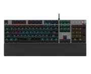K45 104-key Computer Wired Blue Switches Mechanical Keyboard with Hand Rest USB Interface Gaming Keyboard with Backlight