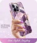 For iPhone 14 Pro, i-Blason Cosmo Fexible Case Scratch-Resistant w/ Screen Cover