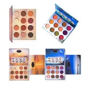 12 Color Eyeshadow Palettes Pearlescent Glitter Finish Mattes Gel Eye Liner