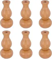[PERSELOSO] Small Gourd Wooden Pendant for DIY Crafts Lightweight Khaki Handmaking Accessories for Home Decor and Giving