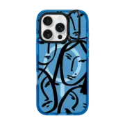 iPhone 16 Pro Impact Ring Stand Case MagSafe Compatible Liney Ladies