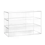 Cake Display Cabinet Acrylic Bakery Donuts Cupcake Stand Case Unit Holder Muffin Donut Pastries 3-Tier Large 5mm Thick