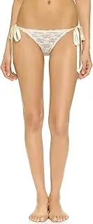[hanky panky] Women's Peek-A-Boo Lace Side Tie Bikini Black Bikini