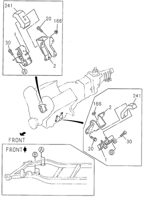 Genuine Honda Rubber Eng Foo (R) 8-97365-793-0 (for: Honda)