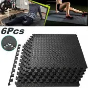6x EVA Foam Mat Floor Mats Interlocking Heavy Duty Gym Puzzle Baby Kids Playmat