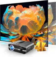 4K Ultra HD Smart Movie Gaming Projector - Auto Focus Bluetooth NFC – 1500 ANSI