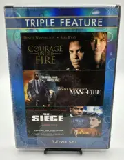 Triple Feature: Courage Under Fire/ Man on Fire / The Siege (DVD, 2004) NEW