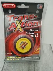 RETIRED Duncan TransAxtion Super Spinning Yo-Yo Vintage Red And Yellow