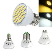 E14 E27 GU10 MR16 4W LED Bulbs SMD 5050 Pure White Warm White Spot Lightt Bulbs 320LM AC110 AC220V E14 110V PURE WHITE