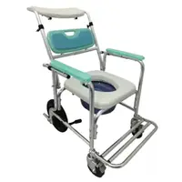 在飛比找樂天市場購物網優惠-富士康鋁製便器椅洗澡椅(背可躺)可調後背角度FZK4351便