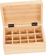 HAPINARY Essential Oils Case 15 Slot Essential Oil Bottle Organizer Aromatherapy Storage Smooth Surface