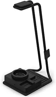 Nzxt Relay SwitchMix PC Gaming Headset Stand and Audio Mixer - AP-USMSM-B1 - Seamless Switching Between Headset and Speaker Audio - Studio Quality Mixer - Black