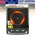 Portable 2000W Electric Induction Cooktop Single Cooker Kitchen Hot Plate HobAU
