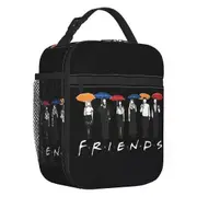 i4819 Classic Friends Show Thermal Insulated Lunch Bag Women Portable Lunch Tote for School Office Multifunction Food Box swg4051