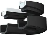 HUGEOAKS SG-III Sport Mouth Guard, Multi-Layer Composite Material, Maximum Angular Protection, Extreme Strength, for Boxing, Basketball, Lacrosse, Soccer, MMA & All Contact Sports (White-Black-Black)