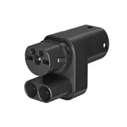 CCS2 to Type 2 NACS Adapter Convertor CCS2 EV Charging Adaptor for Model S/X Type2 Electric Vehicle Black