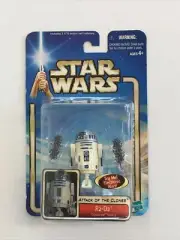 Star Wars Attack Of The Clones R2-D2 Coruscant Sentry Figure 2002 Lights Sounds