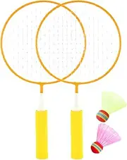 Badminton Racket Set | Indoor Badminton Set - Lightweight Shuttlecock Racket Outdoor Sports Toys for Family Lawn Yard Backyards Park School Patio Home Travel Leisure Play