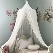 Mosquito Curtain Hanging Type Easy Installation Kid Mosquito Net Mosquito Net Hotel (White)