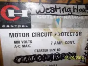 Cutler Hammer 7amp cont starter size 00 600V same as Westinghouse MCP 7amp 0358