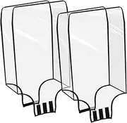 [CLISPEED] 2PCS Clear PVC Suitcase Cover Protectors for Luggage Durable Transparent Luggage Protector Covers for Travel Enhanced Abrasion Resistance