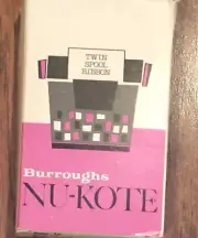 Vintage NEW Burroughs Nu-Kote for IBM Executive Typewriter Twin Spool Ribbon