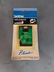 Brother PT-170k P-touch Tapes: Select Size & TC Tape Color for PT170 BlackSilver