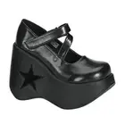 DYNAMITE-03 - Blk Vegan Leather