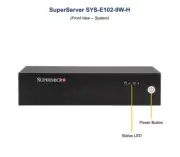 ✅*Authorized Partner* Supermicro SuperServer SYS-E102-9W-H, X11SWN-H Integrated