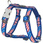 Dog Harness by Red Dingo us Flag 2539 Cm by Red Blue