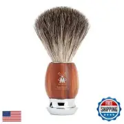 MÜHLE VIVO Plum Wood Pure Badger Shaving Brush - Luxury Shave Brush for Men,