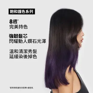 【L’OREAL 巴黎萊雅PRO】絲漾博飽和護色洗髮精雙入組(護色首選/染後持色/光澤)