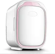 Mini Fridge 4 Liter Portable Beauty Cosmetics Refrigerator Compact Cooler Warmer for Bedroom, Office, Car, Dorm, AC/DC,Pink