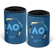 Australian Open Tennis Hexagon Logo Stubby Holder Can Cooler