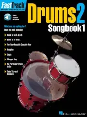 FastTrack Drums Songbook 1 Level 2 Music Instruction Book and Audio 000697299