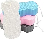 3D Magic Exfoliating Bath Sponge,4Pcs 3D Ultra Soft Bath Body Shower Sponge,Skin Friendly and Reusable for Adults Children and Pregnant Women