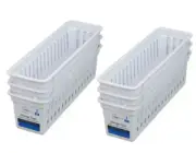 Mainstays Mini Storage Trays- Set of 6 Drawer Storage Slim Utility Baskets Bins