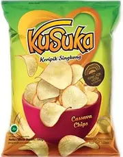 Kusuka Chicken Black Pepper Flavour Cassava Chips 180 g
