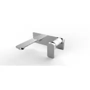 BK Kasten Chrome/Matt Black/Brushed Nickel/Brushed Gun Metal/Brushed Bronze Brass Square Basin/Bath Mixer With Spout