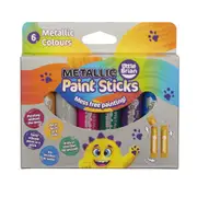 Little Brian Paint Sticks - Metallic 6 pack
