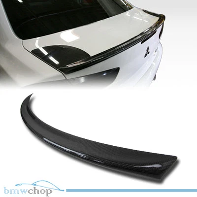 Carbon Fiber Fits Mitsubishi Lancer EVO X Evolution 10 M Trunk Spoiler Wing
