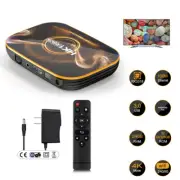 Smart TV BOX HK1 Android 11.0 Quad Core 4G+128G 4K 5G WIFI Media Player Streamer