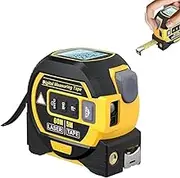 Almighty Ruler 3-in-1 Measuring Tape Digital Tape Measure 3-in-1 Rangefinder with Led Display The Almighty Tools Tape Measure Almighty Tools (Yellow)
