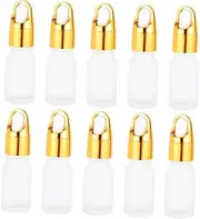 Healeved 10pcs Clear Glass Essential Oil Dropper Bottles Empty Dispenser for DIY Aromatherapy Colognes Perfumes and Hair Oils Versatile and Efficient Liquid Storage