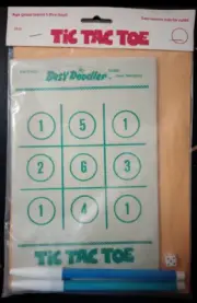 Vintage Game 1977 Busy Doodler Tic Tac Toe game from Teknitoys unopened