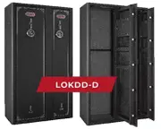Lokaway Dbl Door High Security Pinned Digital Gun Safe - Up To 25 Guns #lokddd-hsp