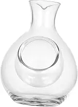 TOPPERFUN Glass Wine Decanter Brandy Container Elegant Design for Cooling and Enhancing Flavor for Home Bar Use and Safe Material