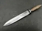Custom Made Hand Forge Damascus Steel DAGGER /Letter opener with guard & pommel