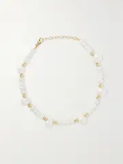 [JIA JIA] JIA JIA - + Net Sustain Gold Pearl Bracelet - White - One size One size White